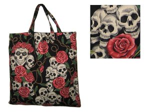 Alexander Henry "Rose Tattoo" cotton tote bag