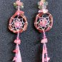 Earrings - Dreamcatchers - Ladies (Rose Quartz)