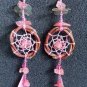 Earrings - Dreamcatchers - Ladies (Rose Quartz)