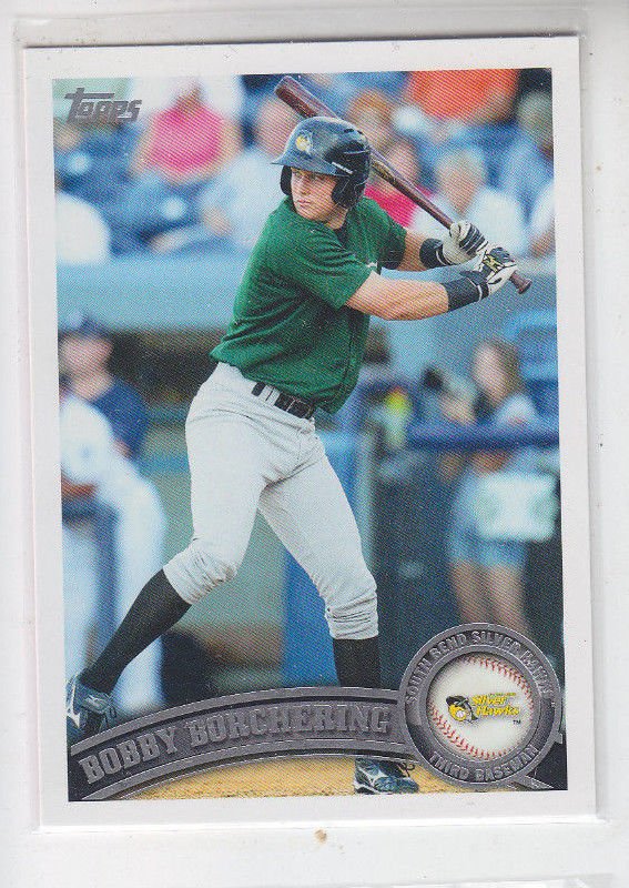 Bobby Borchering Baseball Trading Card 2011 Topps Pro Debut #8 Astros QTY