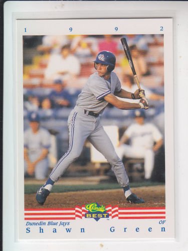 Shawn Green Rookie Card 1992 Classic Best #246 Blue Jays