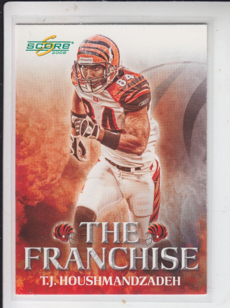T.J. Houshmandzadeh The Franchise Insert 2008 Score #F-7 Bengals