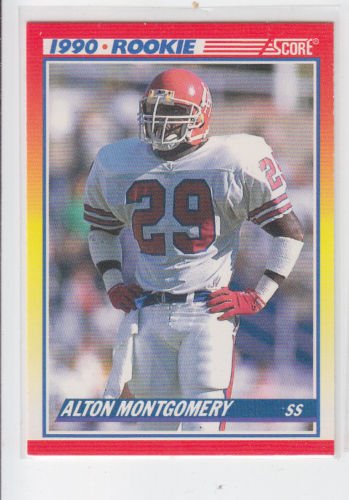 Alton Montgomery Rookie Card 1990 Score #649 Broncos