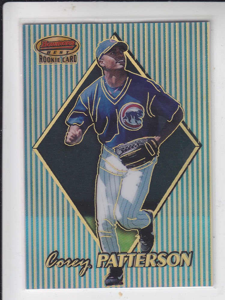 Corey Patterson Rookie Card Refractors 1999 Bowman's Best #159 Brewers 375/400