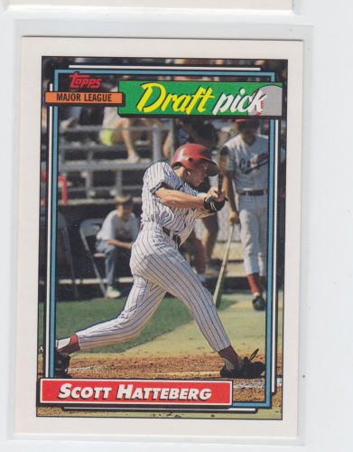 Scott Hatteberg RC Draft Pick Trading Card Single 1992 Topps #734