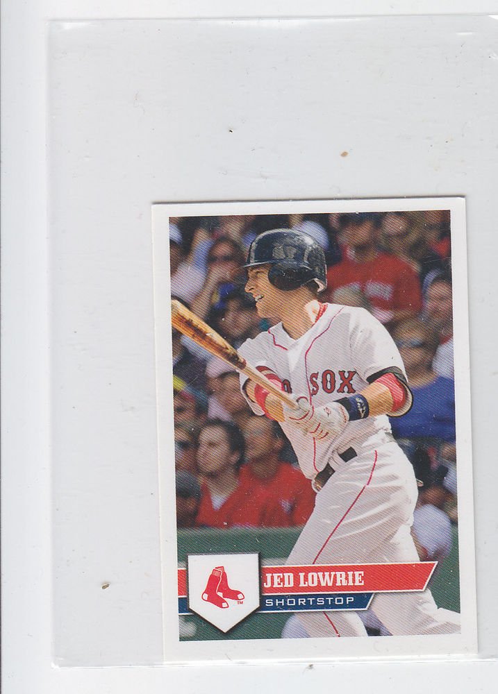 Jed Lowrie 2011 Topps MLB Sticker #14 Red Sox