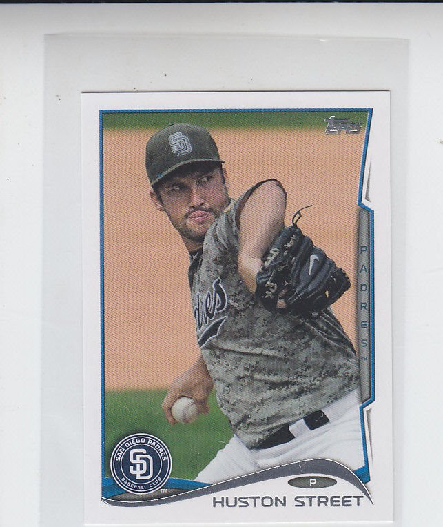 Huston Street Trading Card Single 2014 Topps Mini #264 Padres