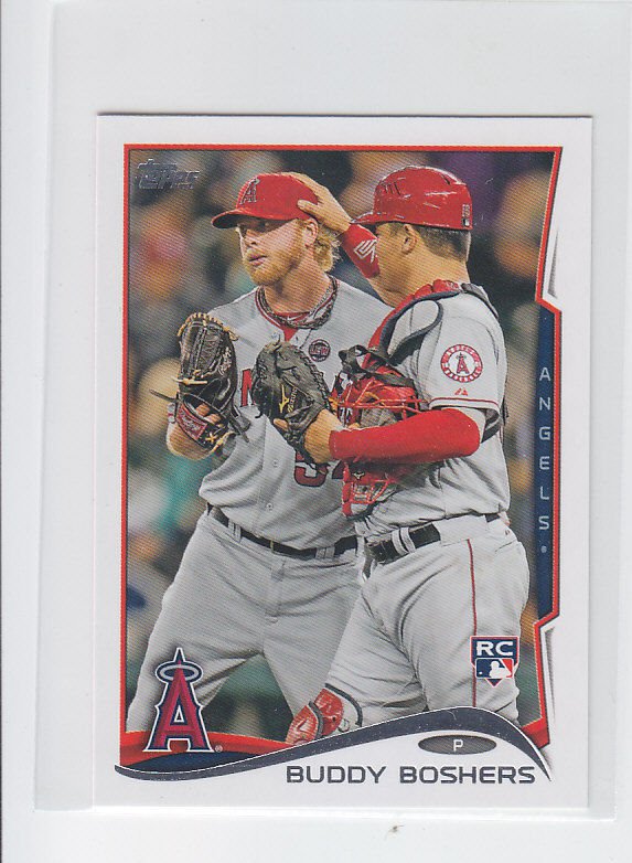 Buddy Boshers RC Trading Card Single 2014 Topps Mini #34 Angels