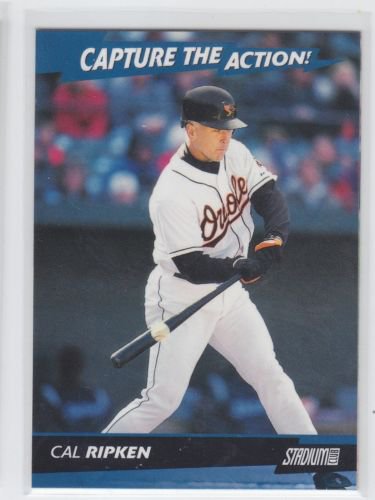 Cal Ripken Jr Capture The Action Insert 2001 Topps Stadium Club Orioles *BILL