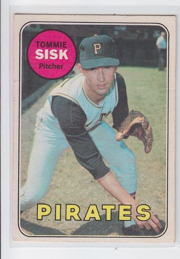 Tommy Zisk Baseball Trading Card 1969 OPC #152 Pirates *VG *BILL