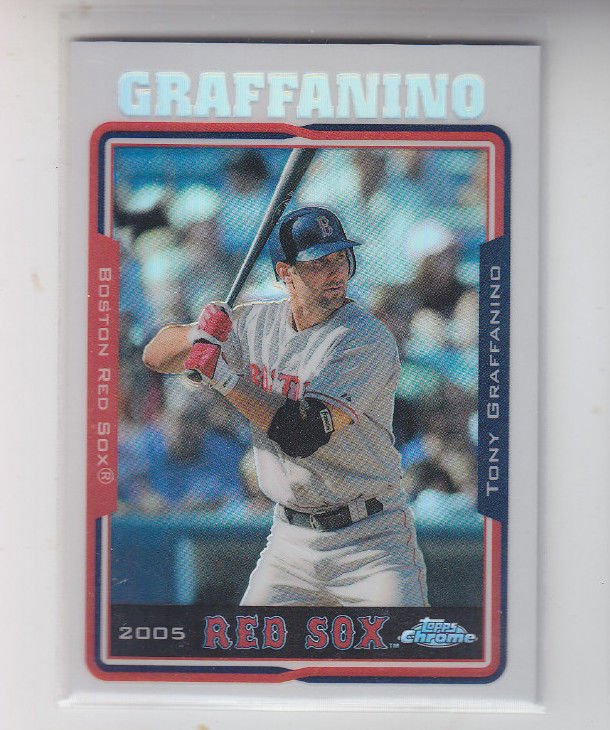 Tony Graffanino Refractors 2005 Topps Chrome Update #UH64 Red Sox