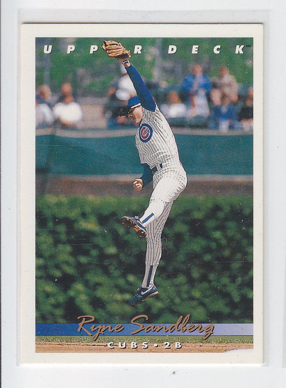 Ryne Sandberg Trading Card 1993 Upper Deck #175 Cubs