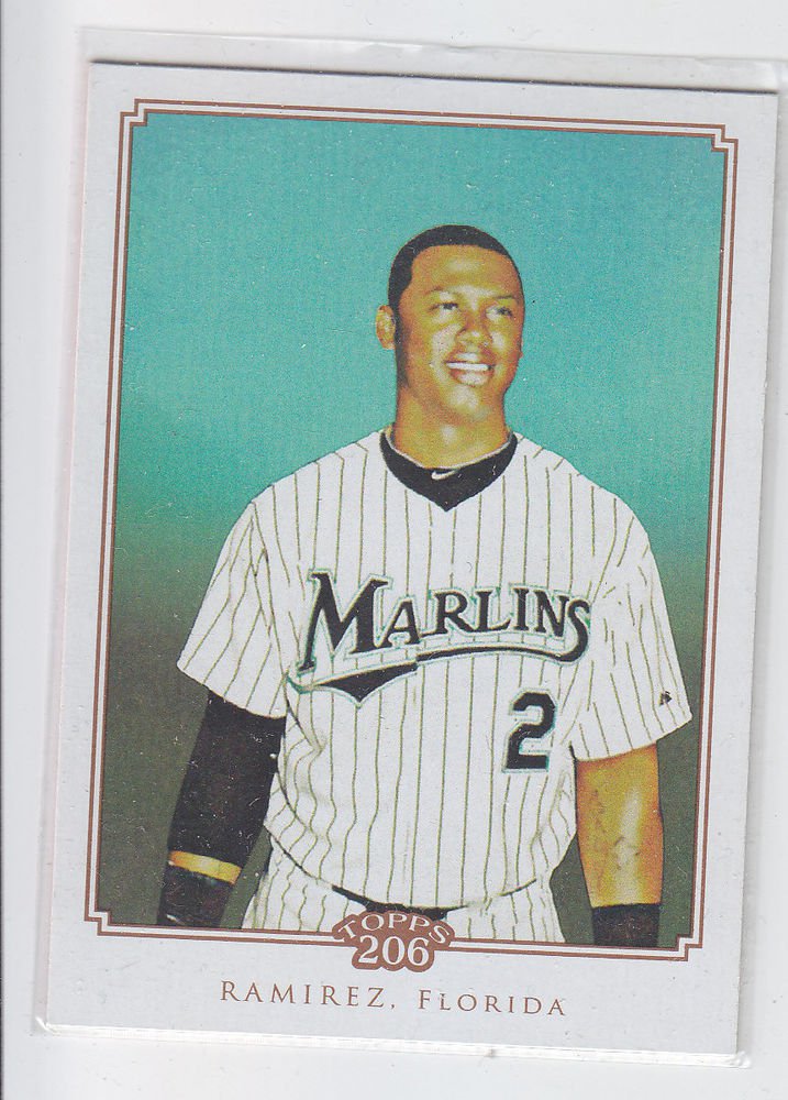 Hanley Ramirez Trading card Single 2010 Topps 206 #176 Marlins Red Sox