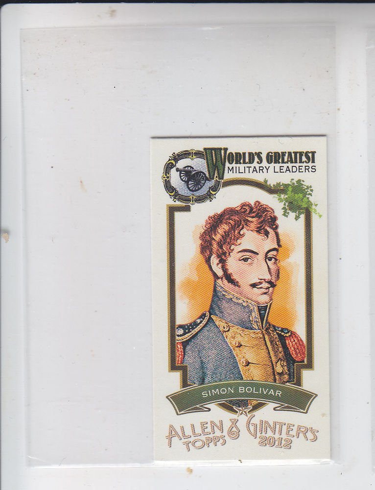 Simon Bolivar Worlds Greatest Military Leaders Mini 2012 Topps Allen Ginter #ML2