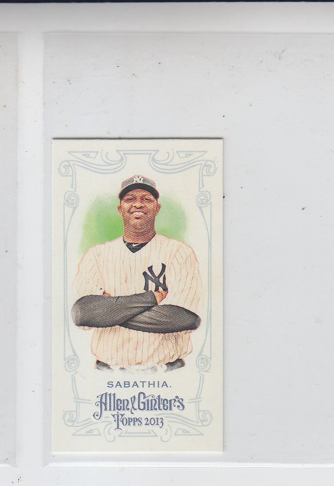 CC Sabathia Mini A&G Parallel SP 2014 Topps Allen & Ginter #70 Yankees