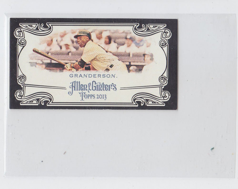 Curtis Granderson Black Parallel SP 2013 Topps Allen & Ginter #95 Yankees