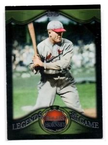 Rogers Hornsby Legends of the Game 2010 Topps #L9 Cardinals NMT