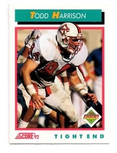 Todd Harrison RC Trading Card Single 1992 Score #489
