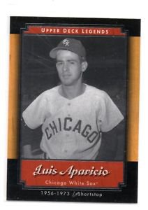 Luis Aparicio Trading Card Single 2001 Upper Deck Legends #35 White Sox