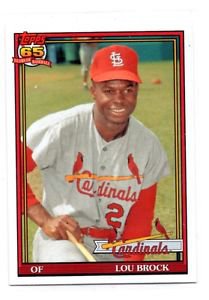 Lou Brock Trading Card 2016 Topps Archives #282 Cardinals