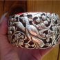 OMG Got to have it!! Masha Archer Sterling Copal Resin Huge Bangle Bracelet