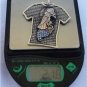 Rare Retired Ed Hardy Gemstone Sterling Silver t-shirt Eagle Crystal Pendant