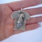 Rare Retired Ed Hardy Gemstone Sterling Silver t-shirt Eagle Crystal Pendant