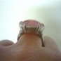 Judith Ripka Eclipse Sterling Silver Pink Stone Ring