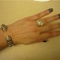 Gorgeous SeidenGang 18k Bas Relief Sterling Oval RIng