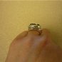Gorgeous SeidenGang 18k Bas Relief Sterling Oval RIng