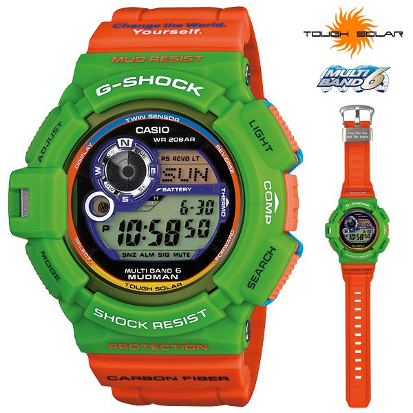 G-SHOCK - G-SHOCK MUDMAN GW-9500KJ-3JR 電波ソーラーの+inforsante.fr