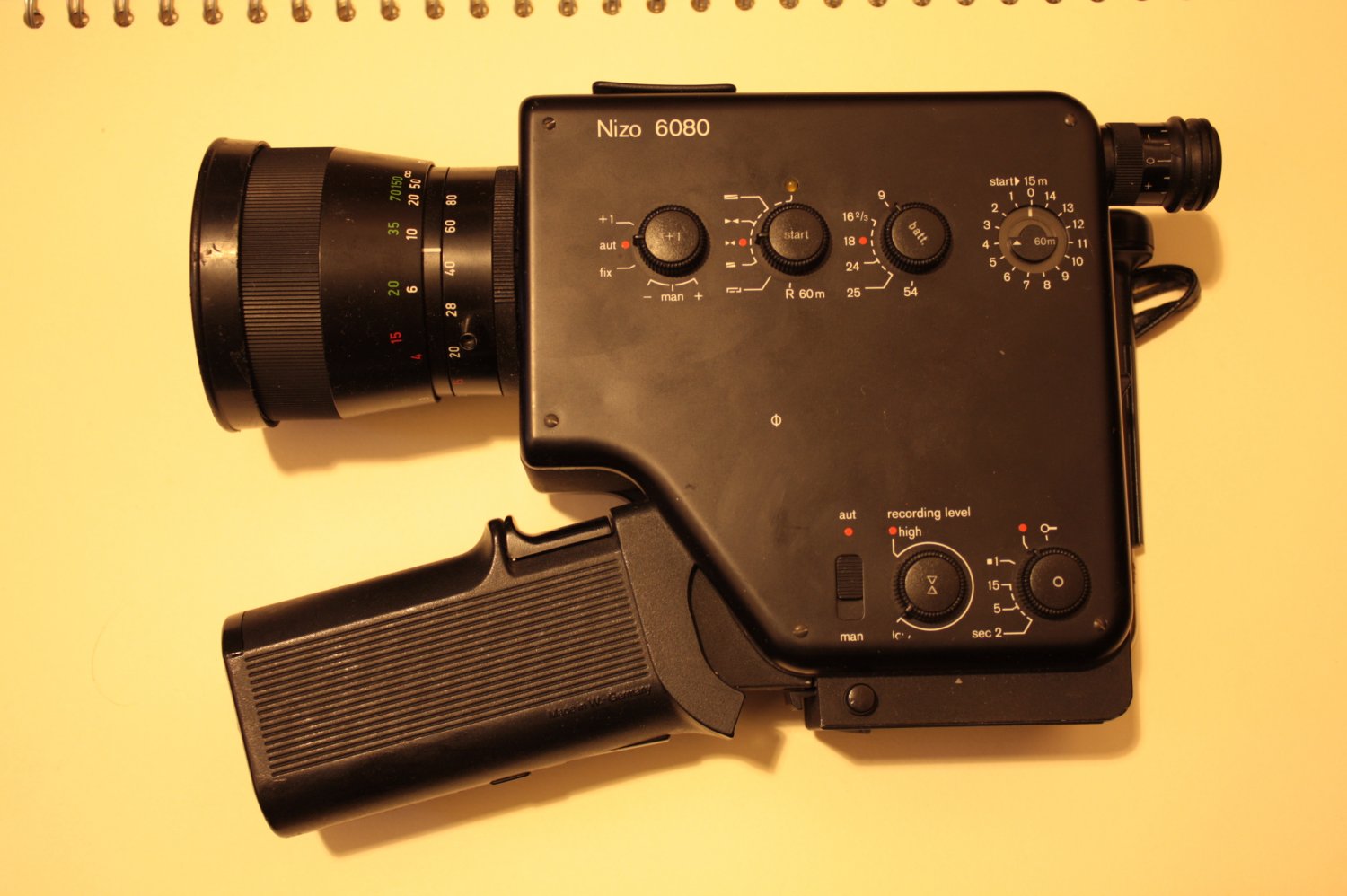 Braun Nizo 6080 super 8 camera spares and repairs