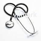 Professional Single Head Student Doctor Nurse Classical Stethoscope BLACK A01
