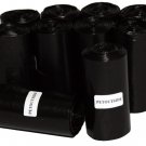 1035 DOG PET WASTE POOP BAGS BLACK 45 REFILL ROLLS CORELESS PLUS DISPENSER FREE