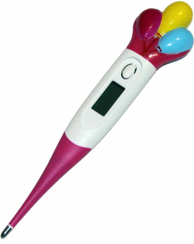 Pediatric Flexible Tip Cartoon Digital Thermometer New