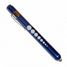 Professional Medical Diagnostic Penlights With Pupil Gauge Blue w/Batteries