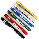 6 Professional Medical Diagnostic Penlights With Pupil Gauge w/Batteries