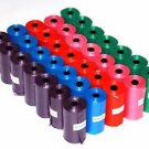 2000 Color DOG PET WASTE POOP BAGS ROLLS Core 2 FREE DISPENSERS Petoutside USA