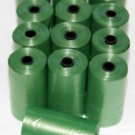 3000 DOG PET WASTE POOP BAGS 150 GREEN REFILL ROLLS WITH CORE Petoutside USA