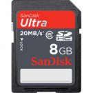 SanDisk - Ultra 8GB Secure Digital High Capacity (SDHC) Memory Card