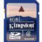 Kingston 4GB SDHC memory card