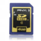 PNY 4GB SDHC memory card