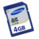 Samsung 4GB SDHC memory card