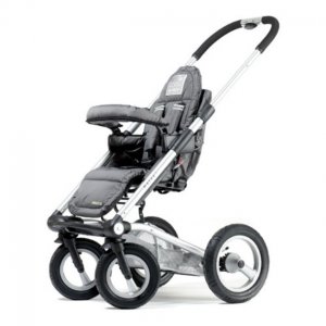 Mutsy 4 Rider Single Spoke Stroller - Active Black