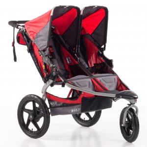 B.O.B. Stroller Strides Fitness Stroller - Duallie-Red