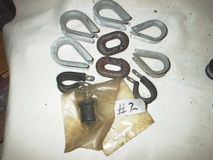 BOAT PLUG THIMBLES CHAIN LINKS LOT # 1 *LOOK*