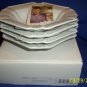 mikasa tyler florence soup bowl  4pc set  new boxed baroque pattern