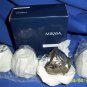 mikasa fancy napkin ring  4pc set  new boxed