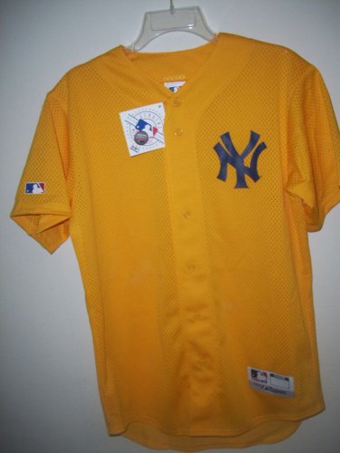 ny yankees jersey made by majestic heavy gauge perforated jersey