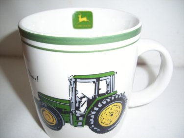 John Deere  Mug  coffee cup by Gibson Nothing Runs Like a Deer 3 1/2 " d